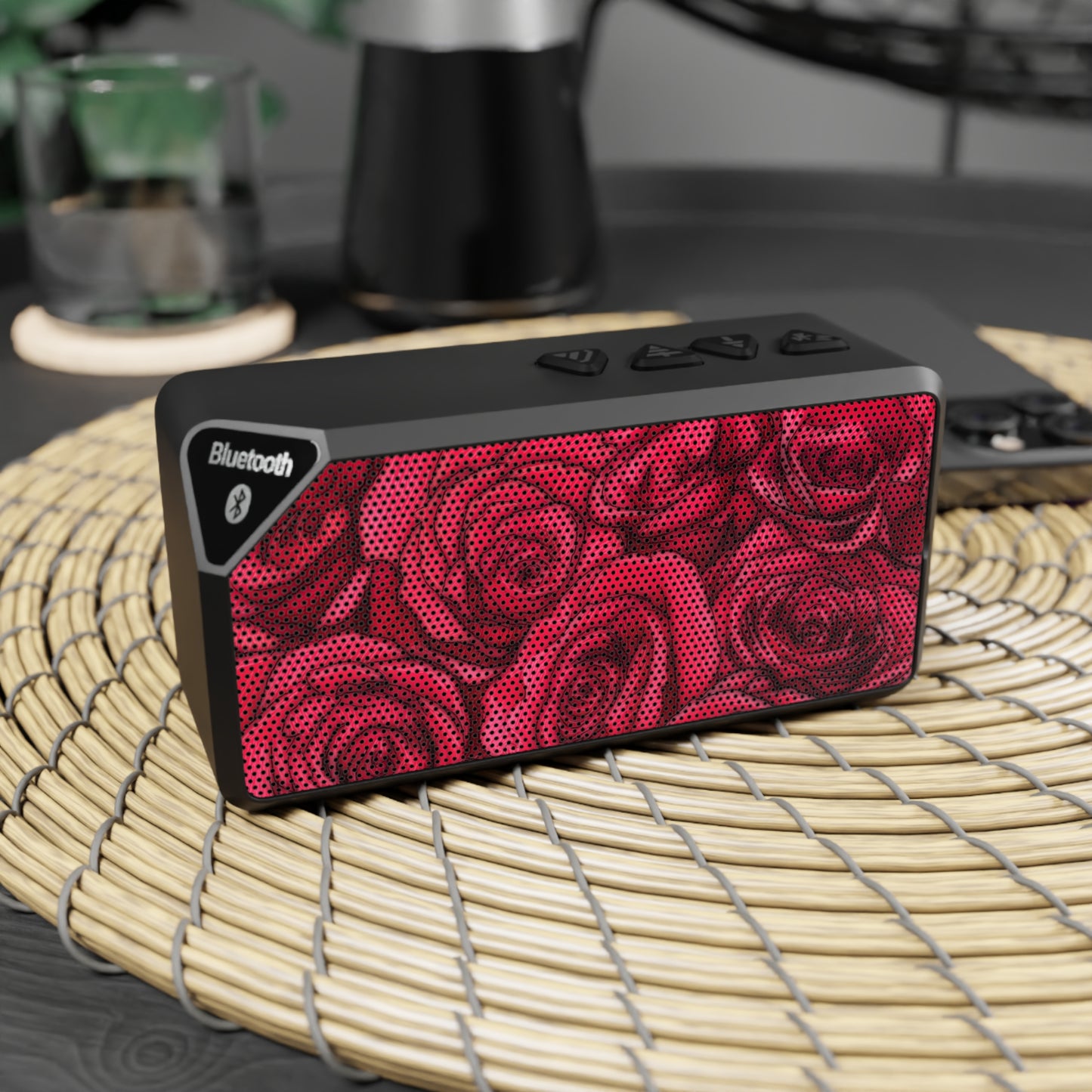 Rose Pattern Jabba Bluetooth Speaker