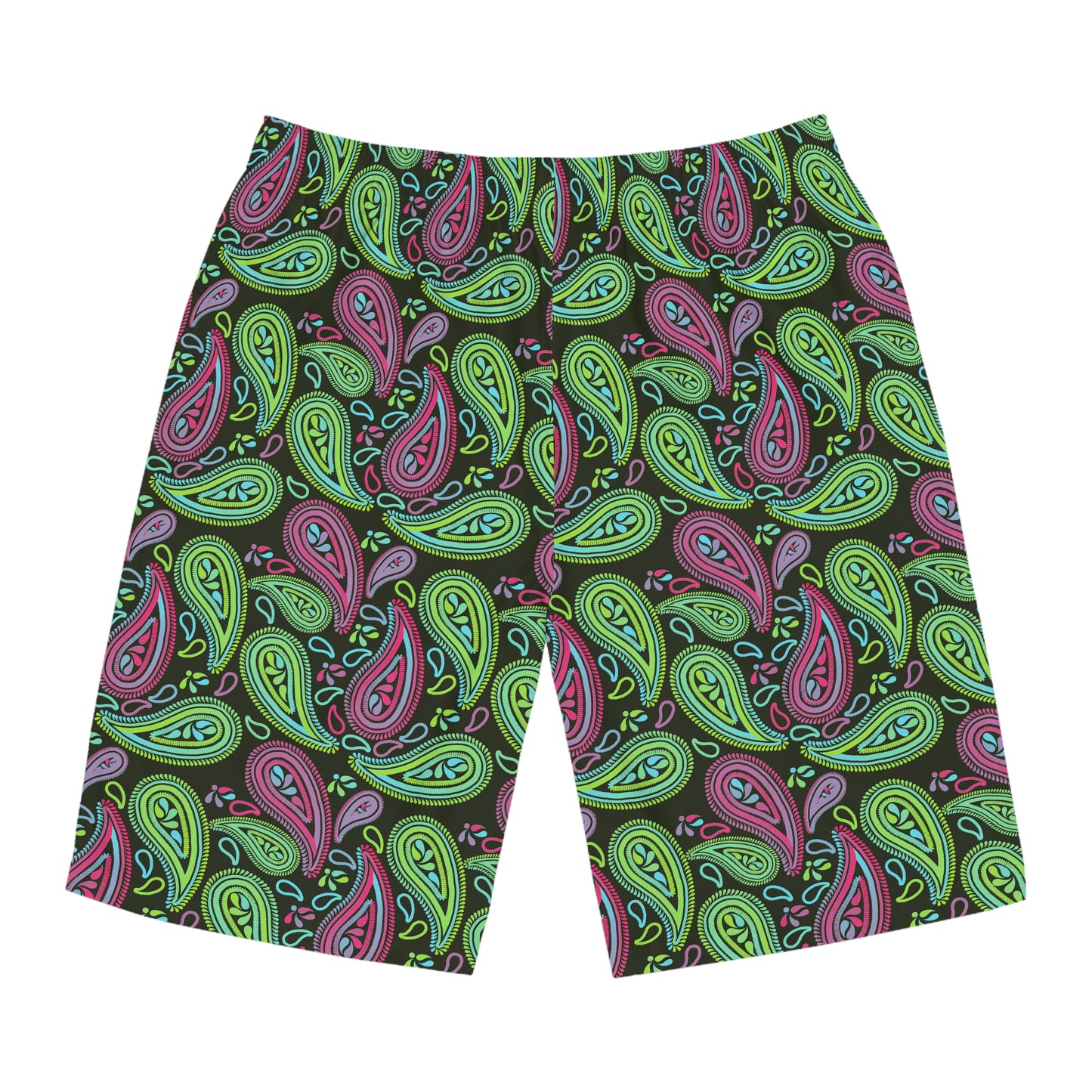 Paisley Monokai Men's Board Shorts