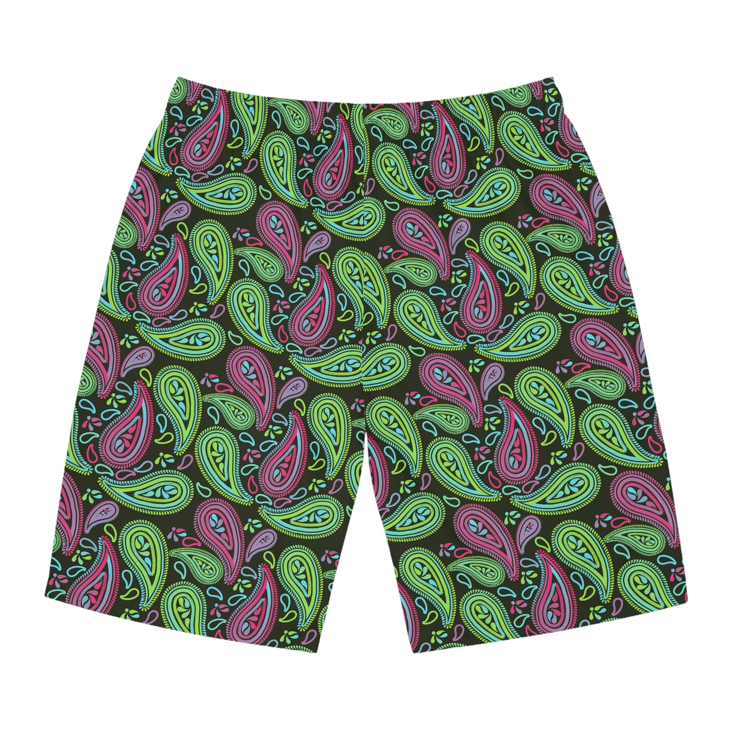 Paisley Monokai Men's Board Shorts