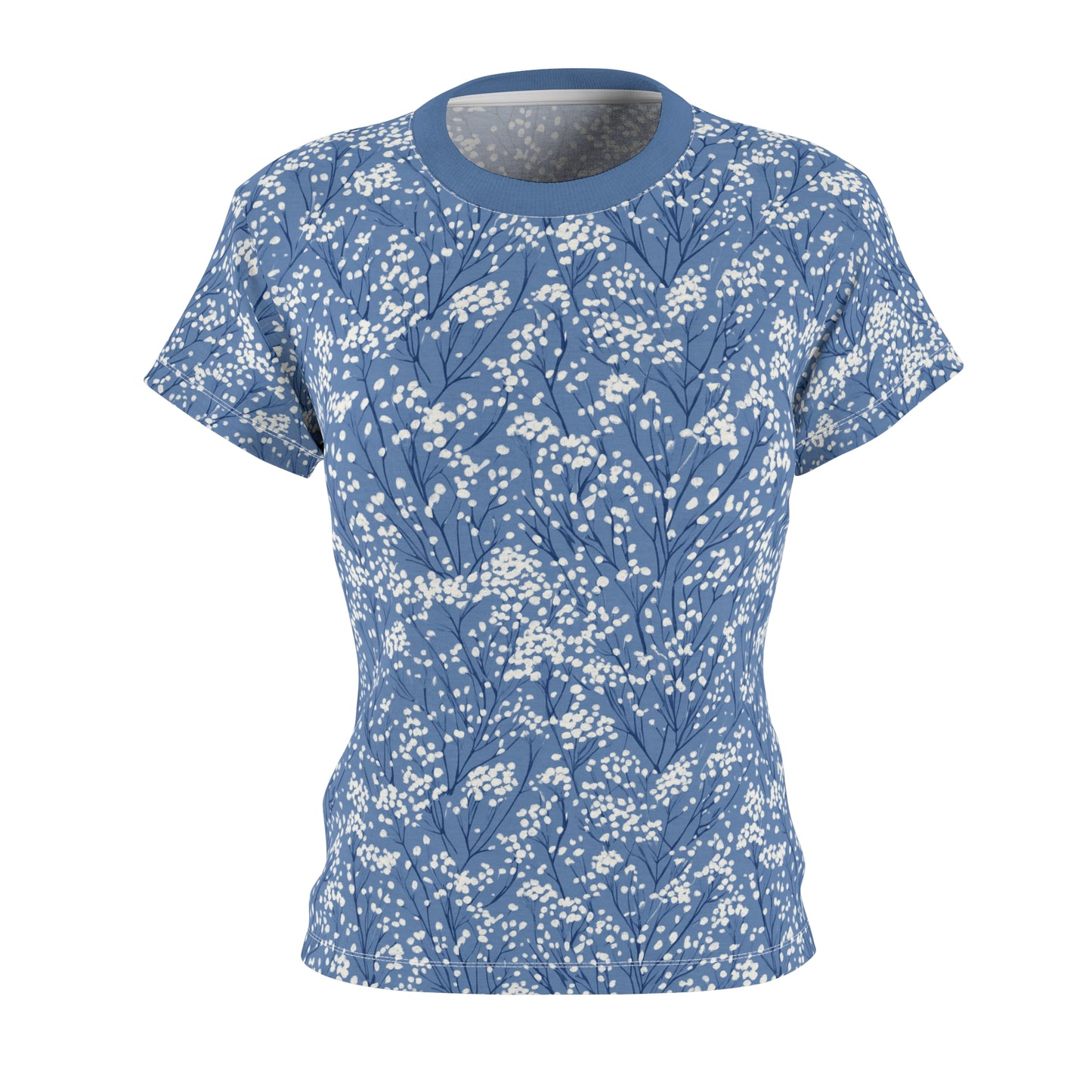 Baby's Breathe Baby Blue Women's Cut & Sew Tee