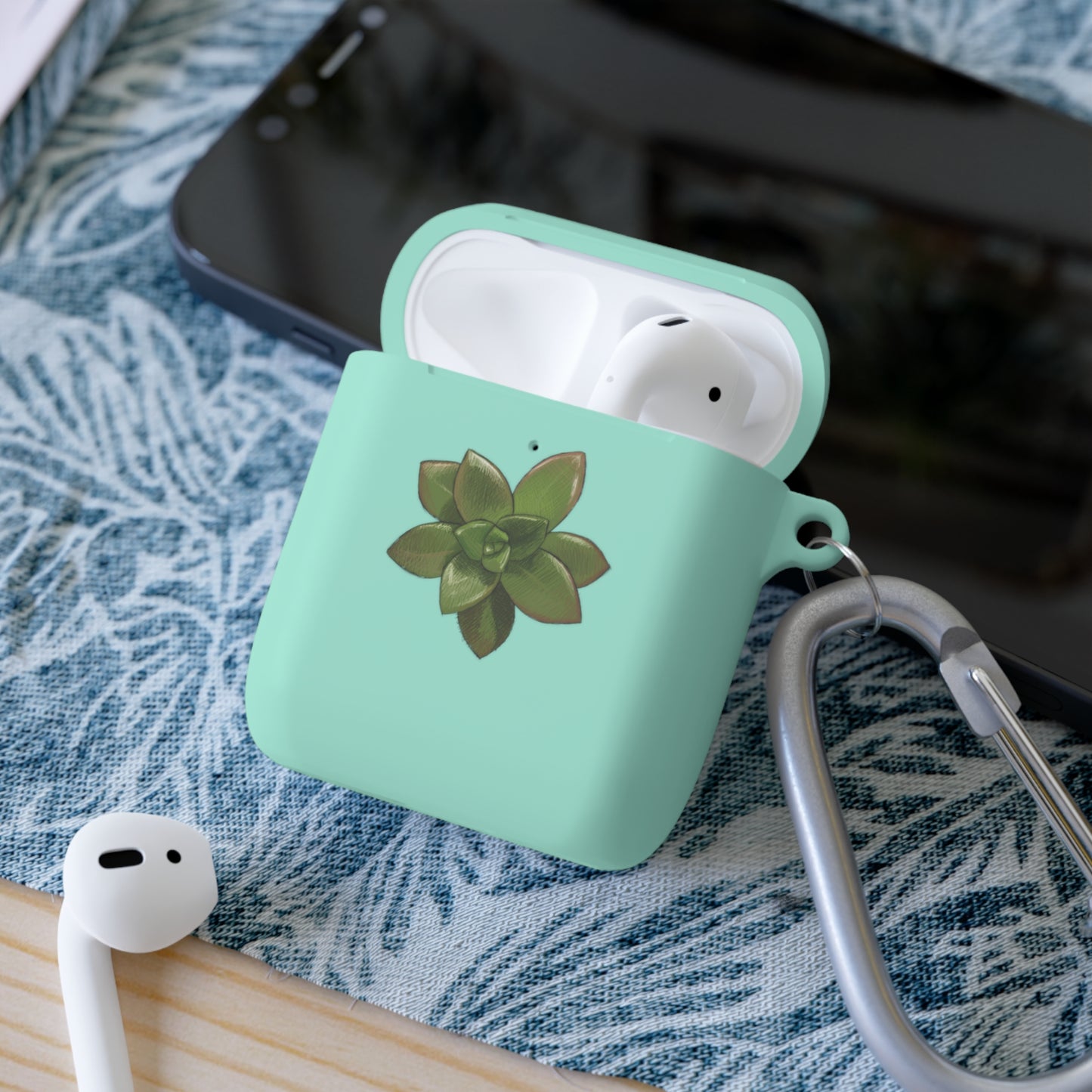 Succulent Case Gardening Indoor Plant Lover House Plant Gift Idea for Her Cute Mint Plant AirPods and AirPods Pro Case Cover