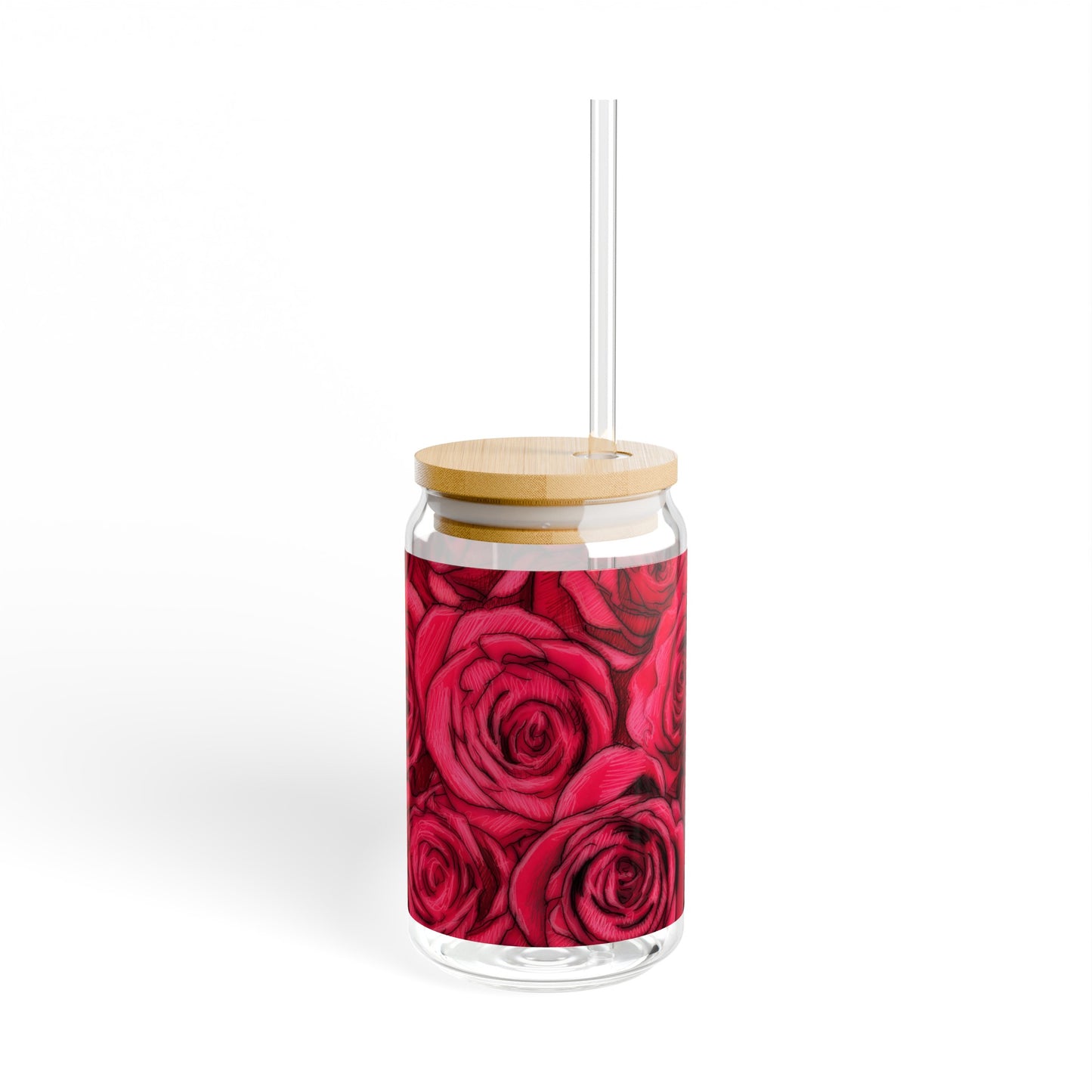 Rose Sipper Glass, 16oz