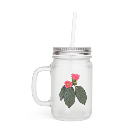 Tree Flower Mason Jar