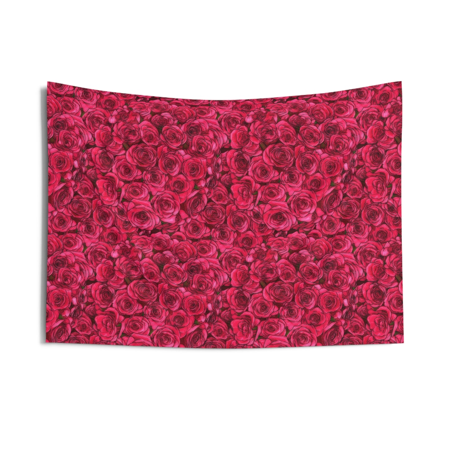 Rose Pattern Indoor Wall Tapestries