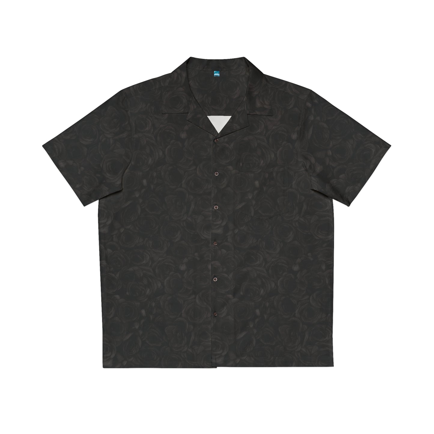 Black Rose Men's Hawaiian Shirt