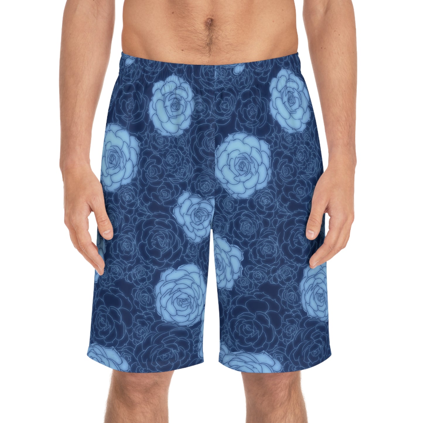 Succulent Navy Men's Board Shorts