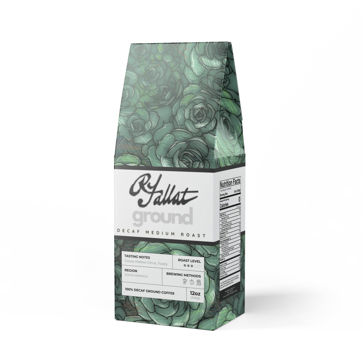 RFallat Private Label Decaf Coffee Blend (Medium Roast)