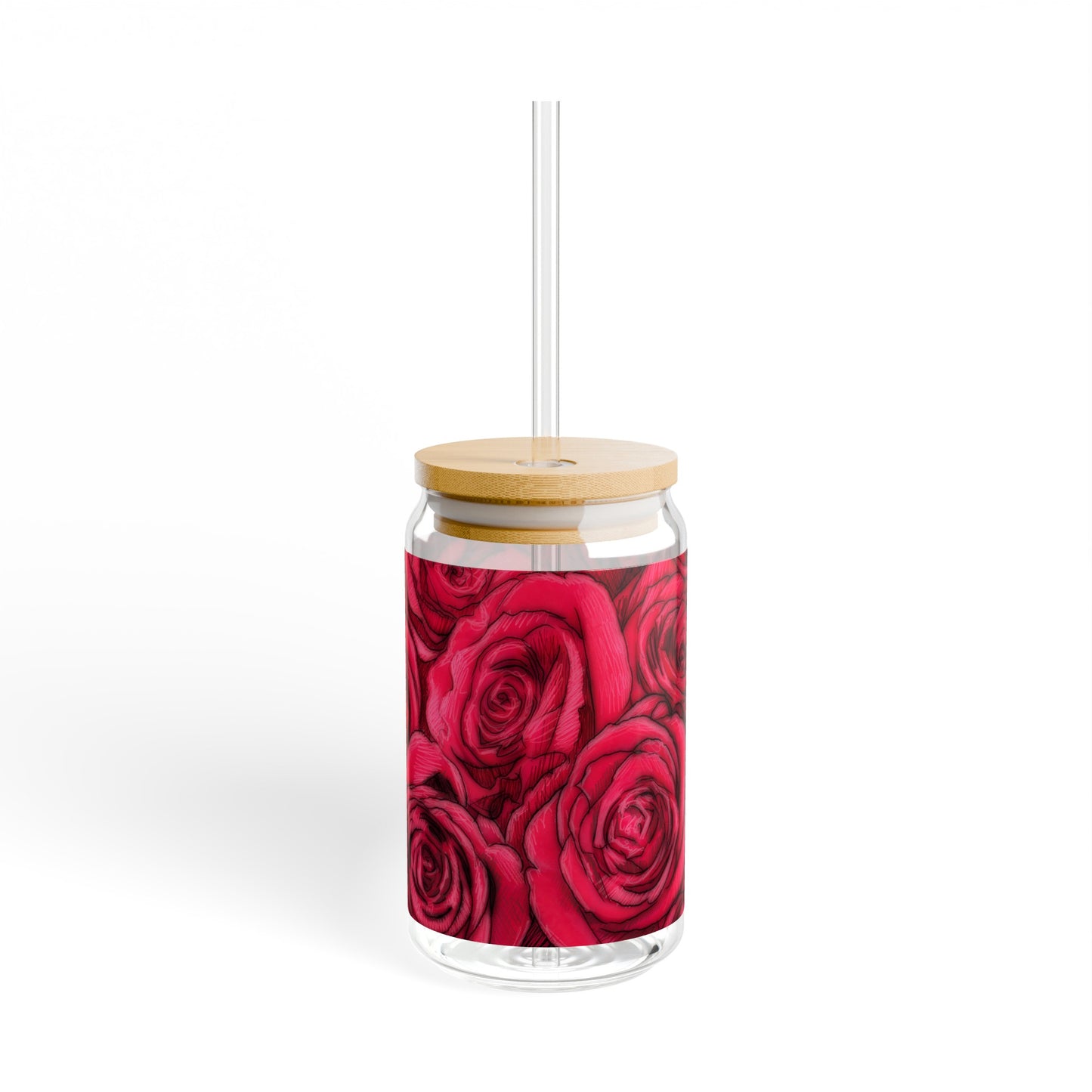 Rose Sipper Glass, 16oz