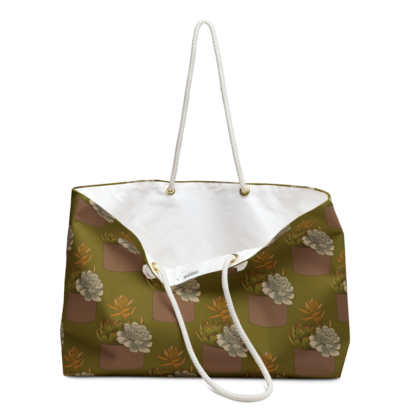 Succulent Olive Green Weekender Bag