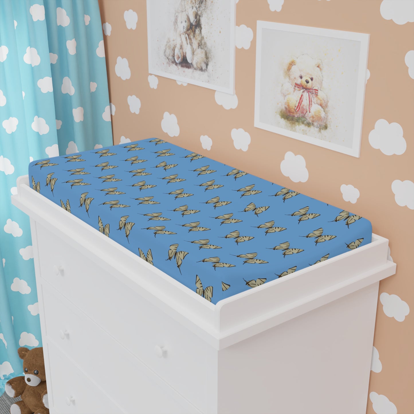 Butterfly Baby Changing Pad Cover