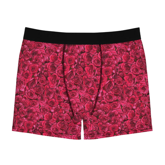 Rose Men's Boxer Briefs (AOP)