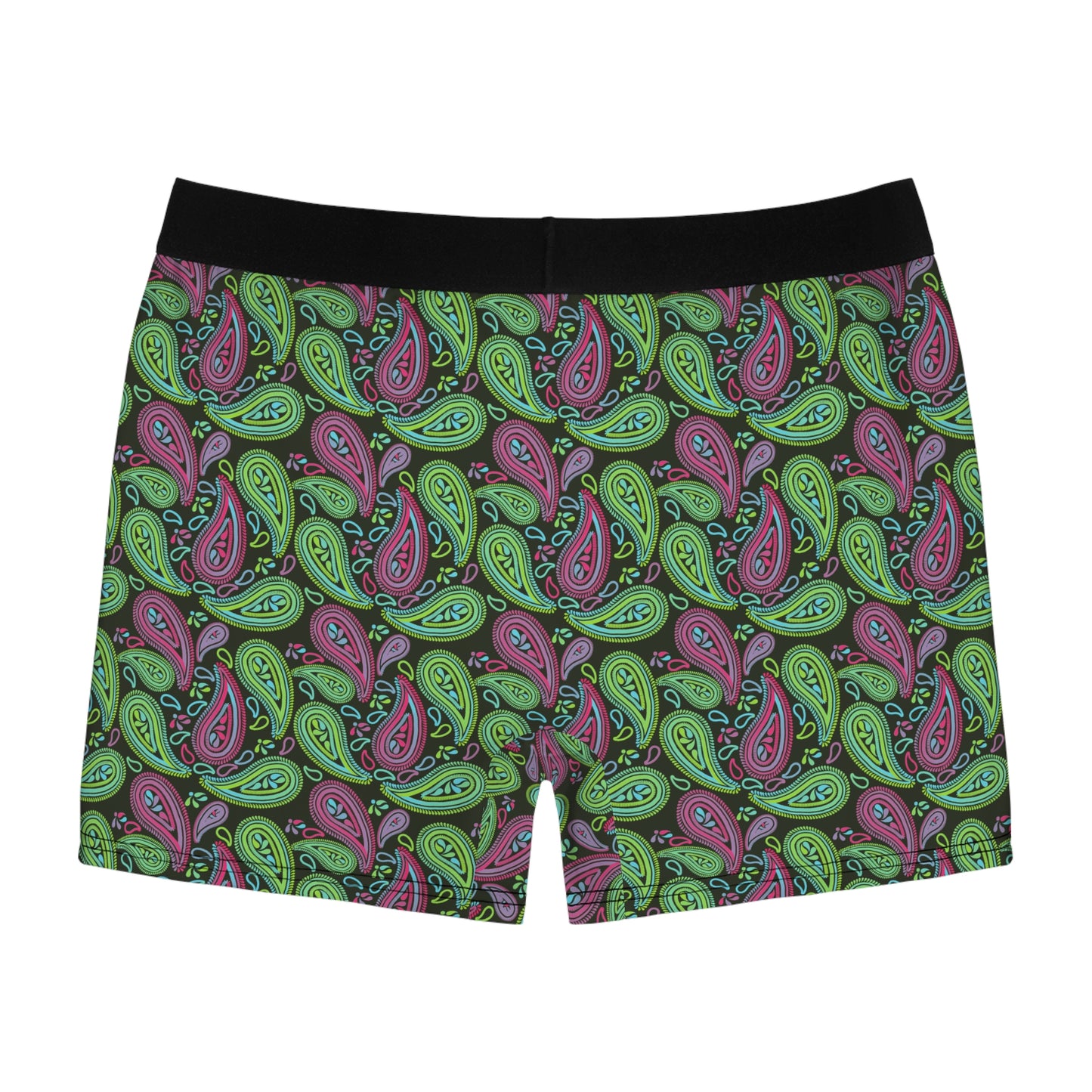 Paisley Monokai Men's Boxer Briefs (AOP)