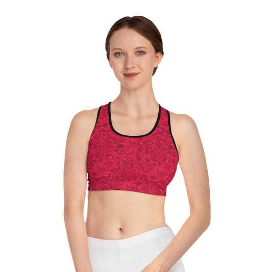 Rose Sports Bra