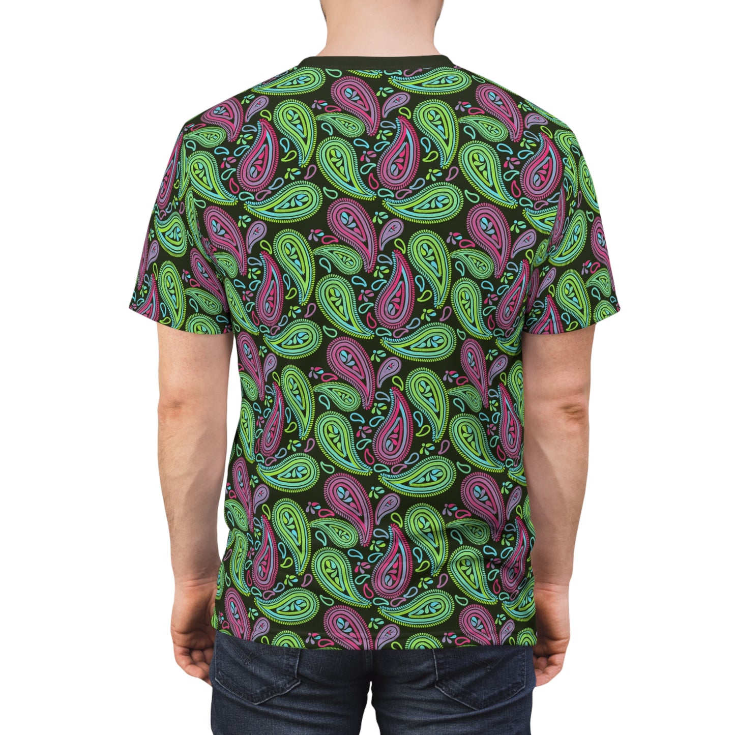 Paisley Monokai Unisex Cut & Sew Tee (AOP)