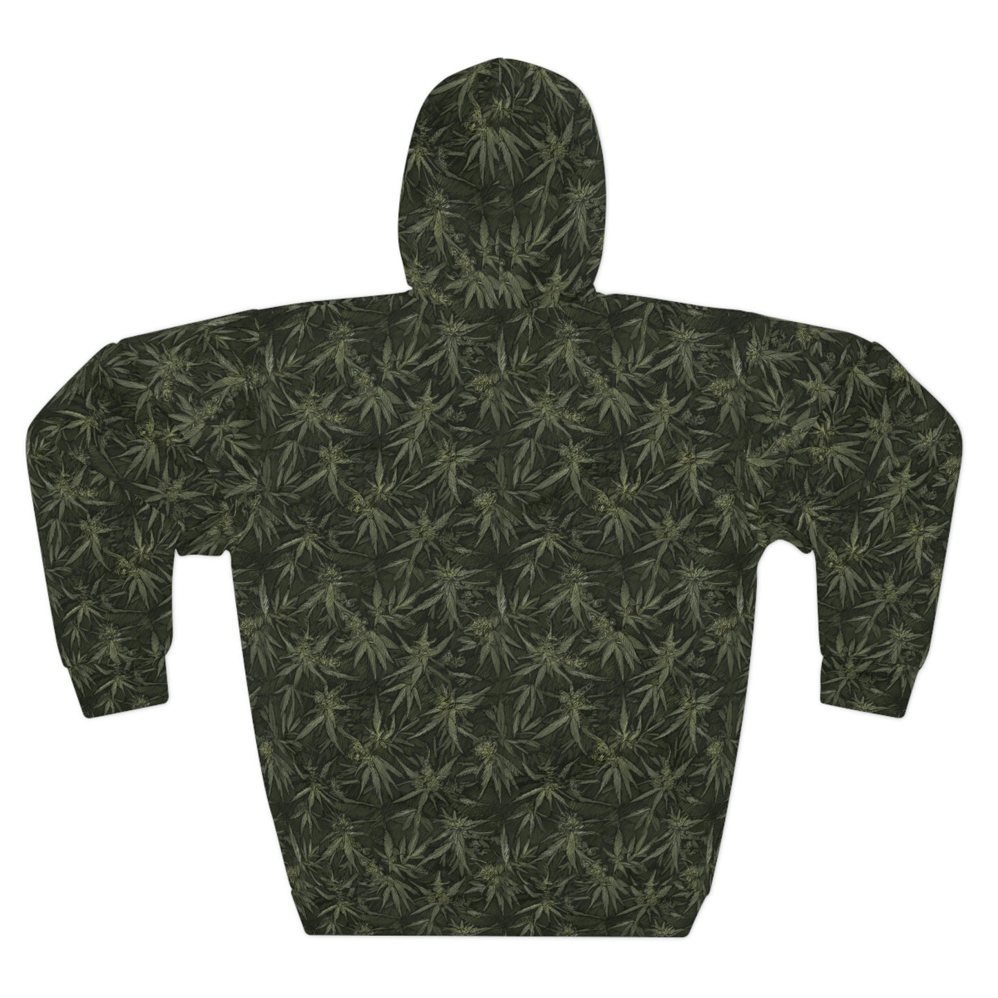 Jack Herer Green Unisex Pullover Hoodie (AOP)