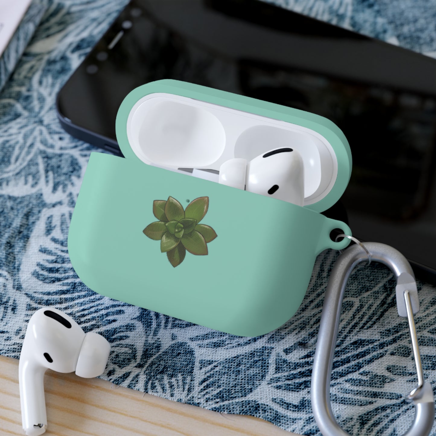 Succulent Case Gardening Indoor Plant Lover House Plant Gift Idea for Her Cute Mint Plant AirPods and AirPods Pro Case Cover