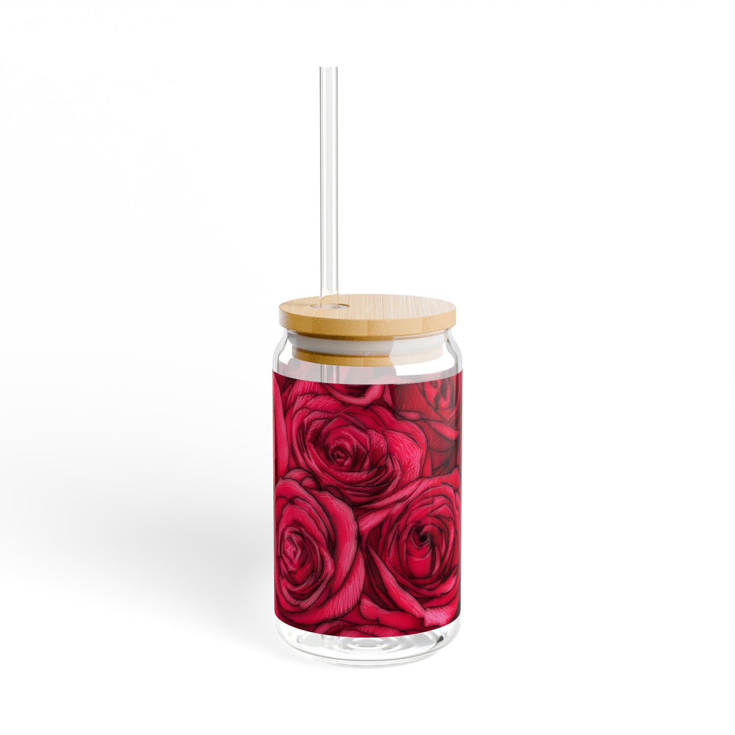 Rose Sipper Glass, 16oz