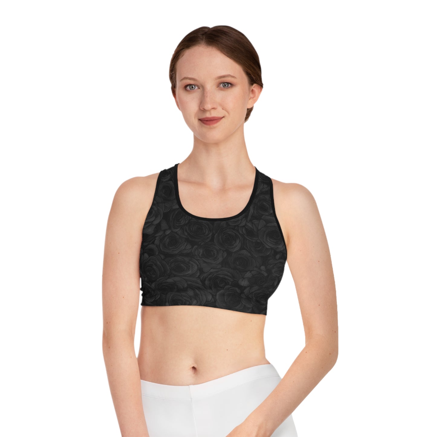 Black Rose Sports Bra