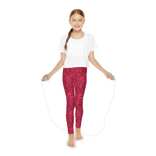 Rose Youth Full-Length Leggings