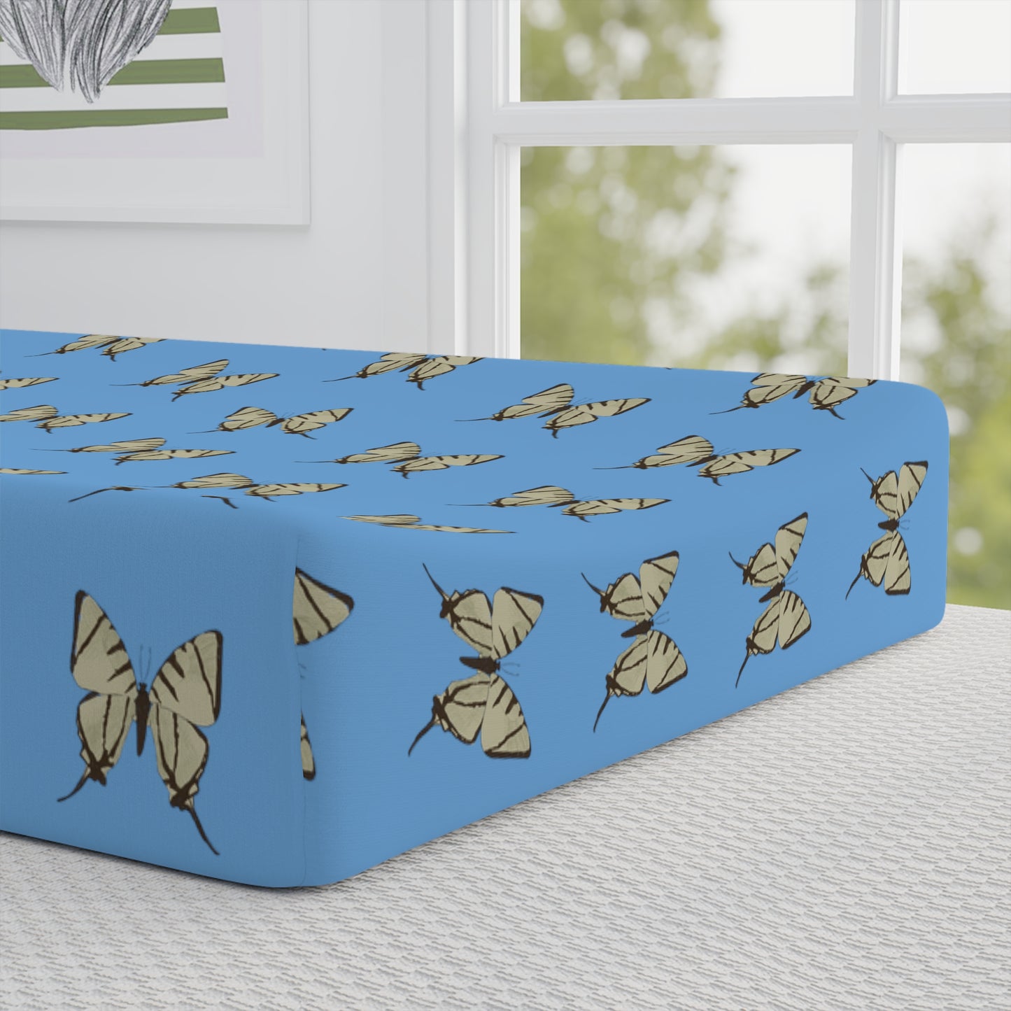 Butterfly Baby Changing Pad Cover