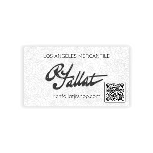 Rich Fallat Jr Shop Business Cards