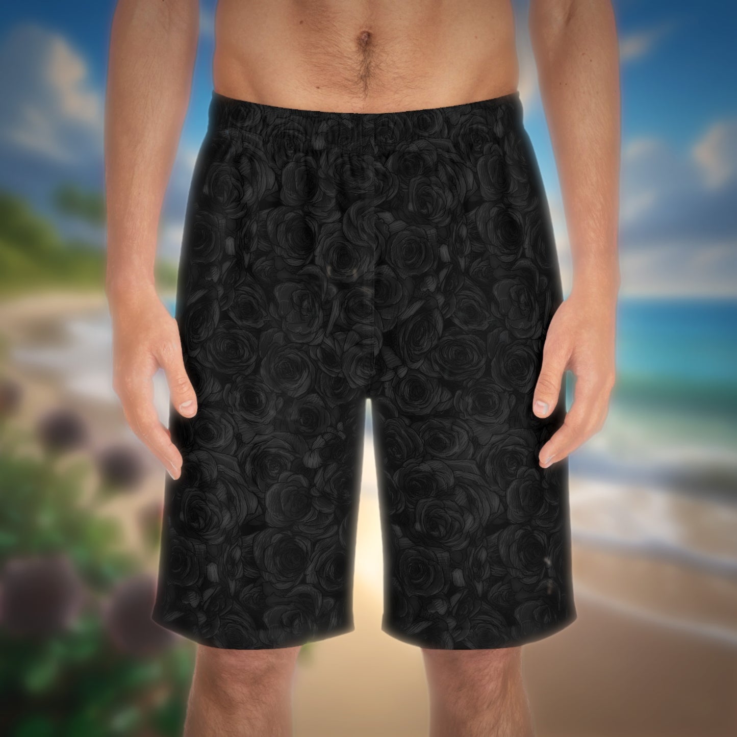 Black Rose Men's Board Shorts