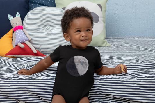 Moon Classic Baby Short Sleeve Bodysuit