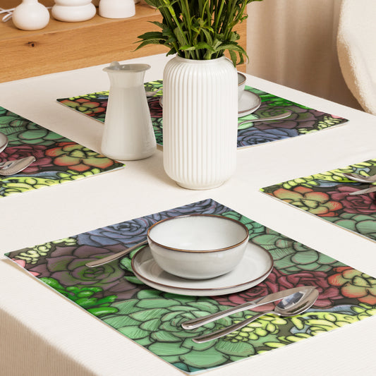 Succulent Placemat Set